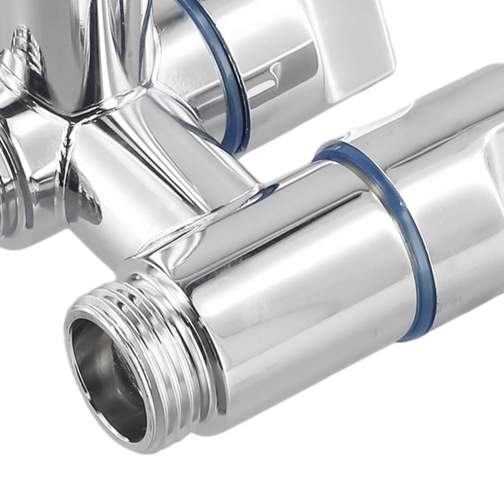 3 Way Angle Valve Easy To Install One Inlet Three Outlets