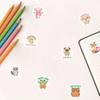 Cartoon Animal Encouragement Roll Stickers Self Adhesive Waterproof Reward Decals Teacher Classroom Diy Scrapbook Journal Decor