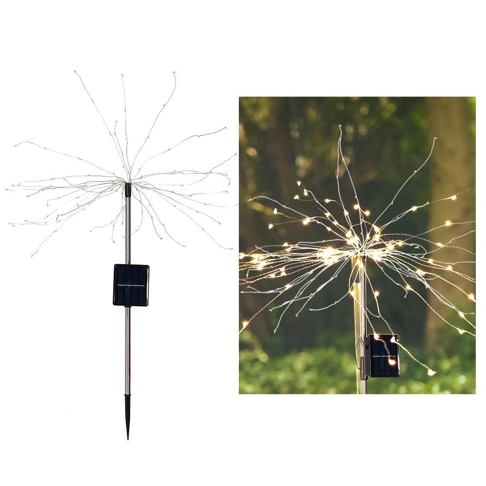2Pcs Set Outdoor Solar Garden Decorative Lights Lawn Lights Holiday Lighting