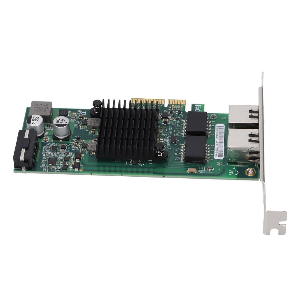 Network Card PCIE X4 Rj45 101001000Mbps Gigabit Dual Port Electric Port Network Adapter