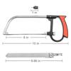 Multi-functional DIY Hand Saw Comfortable Handle Simple and Convenient Blades Kit Sharp Blade Cutting Tool Wood Metal Glass