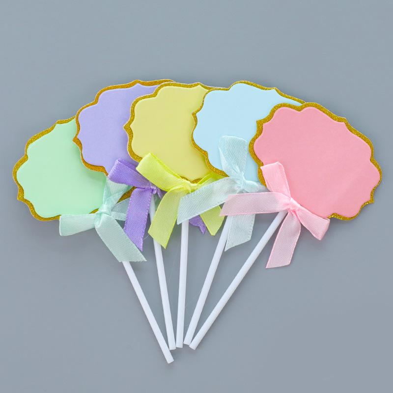 Writable Cloud Topper Greeting Card for Cake Decoration - Birthday & Dessert Table Accessory