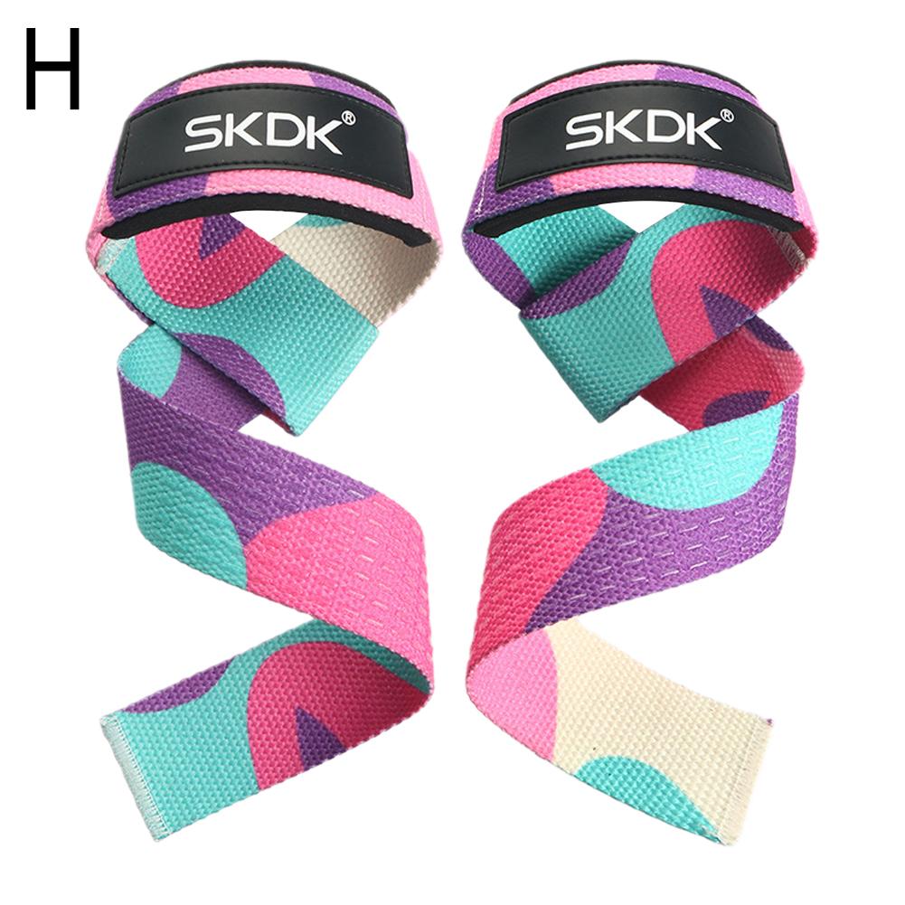 

1 пара кистевых лямок для подъема веса, хлопковые лямки для тяжелой тяги, с неопреновой подкладкой и нескользящим силиконом