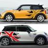 2PCS Union Jack Car Door Side Stickers Auto Body Stripe Vinyl Decals Decoration For MINI Cooper JCW Countryman R60 R55 R56 F55