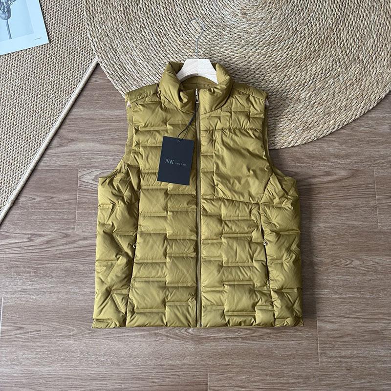 2025 Autumn/Winter Double-Sided Solid Color Unisex Down Vest