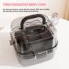 New Hamster Cage Portable Translucent Outer Basket Flower Branch Mouses Golden Wire Bear Panoramic Outer Bag Pet Supplies