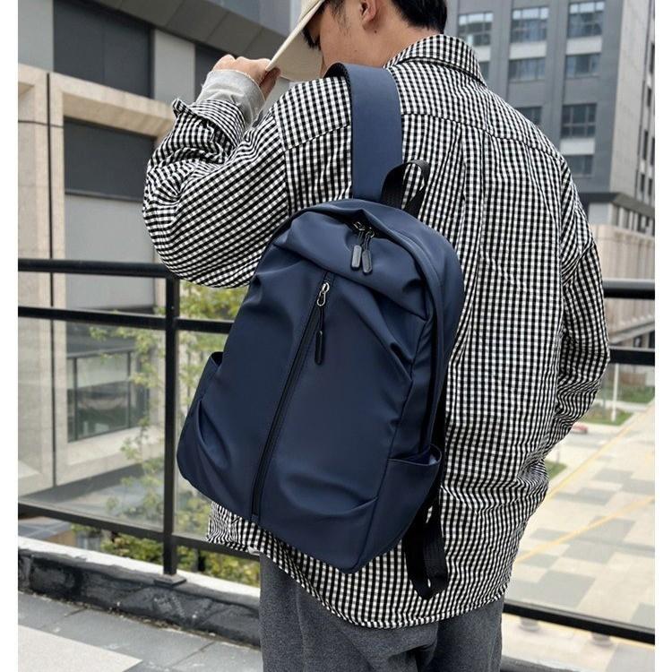 Schoolbag Backpack Men's Business Leisure Computer Backpack Printable Logo Multifunctional Leisure Travel Student School Bag