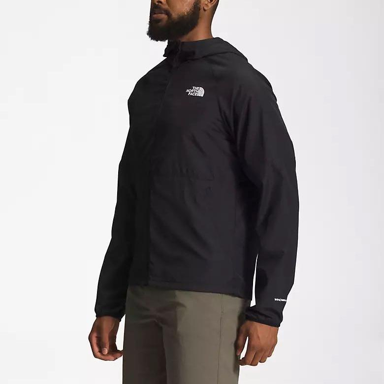 THE NORTH FACE Outdoor Hiking Windproof Windbreaker Jacket Men's Black NF0A7ZWS-JK3