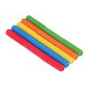 5Pcs Baby Teething Tubes Toy Silicone Bite Resistant 5 Colors Baby Chew Straw for Infants Toddler