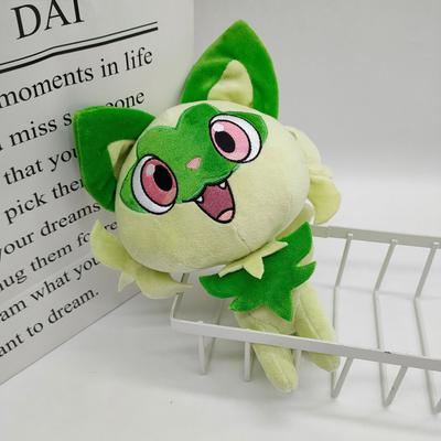 25cm Sprigatito Plush Doll Japan Movie Anime Cat Sprigatito Green Fox Fuecoco Quaxly Stuffed Toy Birthday Gift For Kids