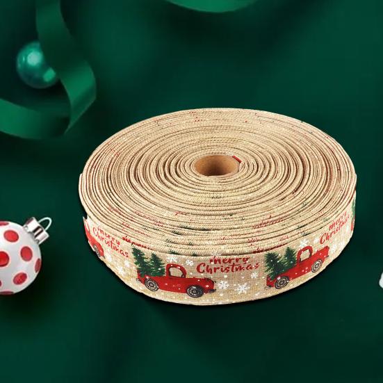 Świąteczna wstążka DIY Świetna wielokrotnego użytku bezpieczna świąteczna wstążka DIY Ręcznie wykonana wstążka choinkowa Świąteczna wstążka DIY do domu