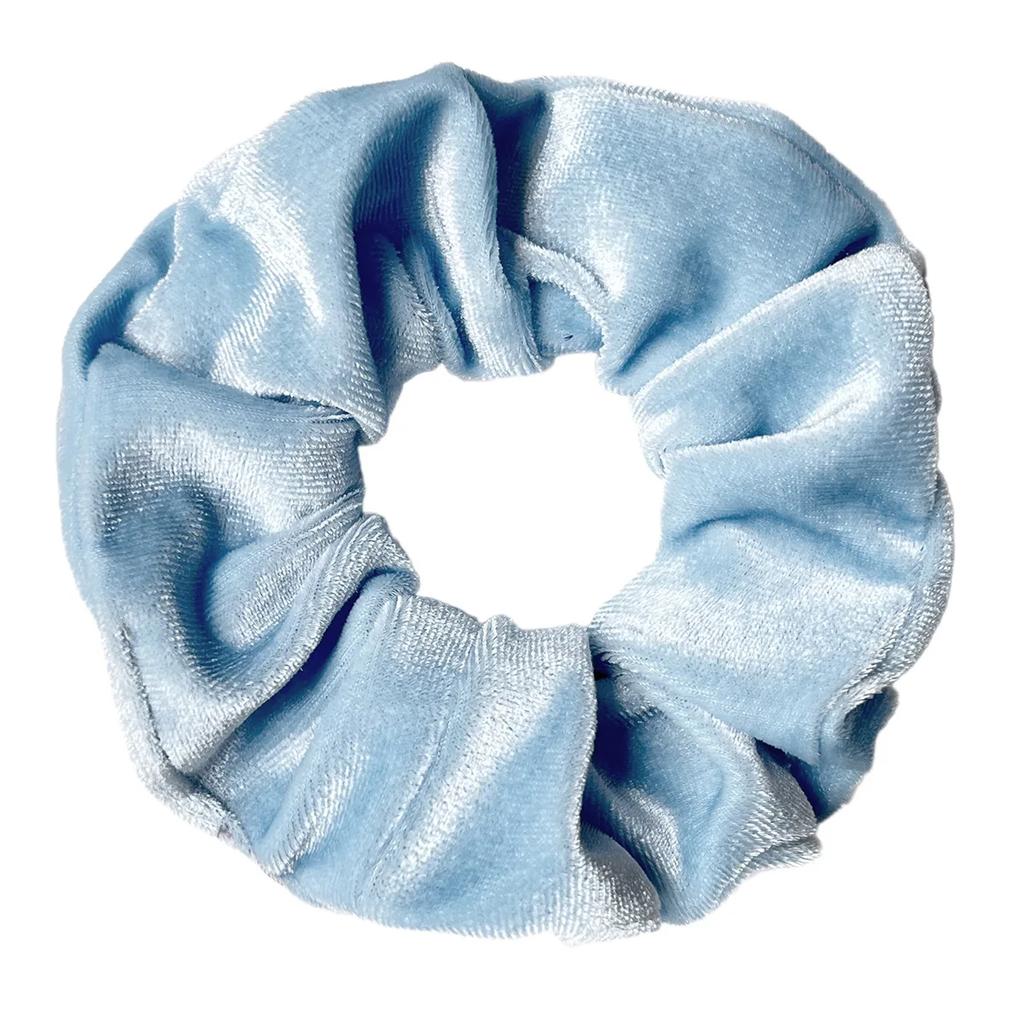 45 Colors Large Vintage Velvet Scrunchies Girls Elastic Hair Bands Ponytail Holder Ties Rubber Bands Fashion Women Accessories