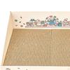 Cat Scratch Pad with Box Sleeping Interactive Toy Lounger Scratcher Lounge Corrugated
