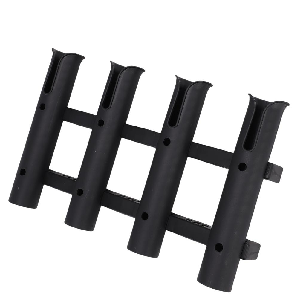 Bootswandmontierter Angelrutenhalter 4 Röhren Nylon Vertikales Angelrutenregal für Boote Yacht Kajak