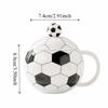 Sports Theme World Cup Soccer Cup Creative Ceramic Mug Football Tea Cup  Gift for Football Fans