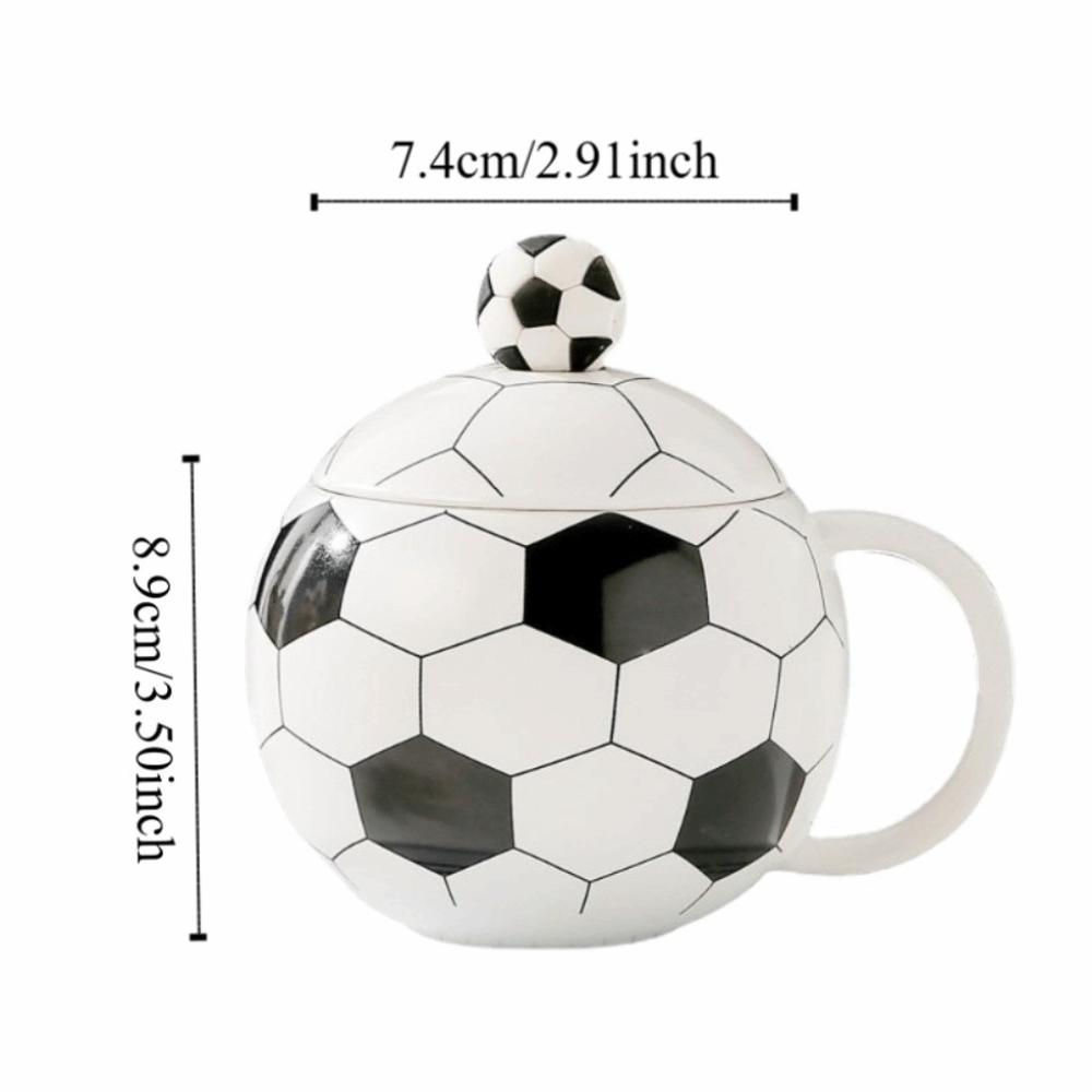 Sports Theme World Cup Soccer Cup Creative Ceramic Mug Football Tea Cup  Gift for Football Fans