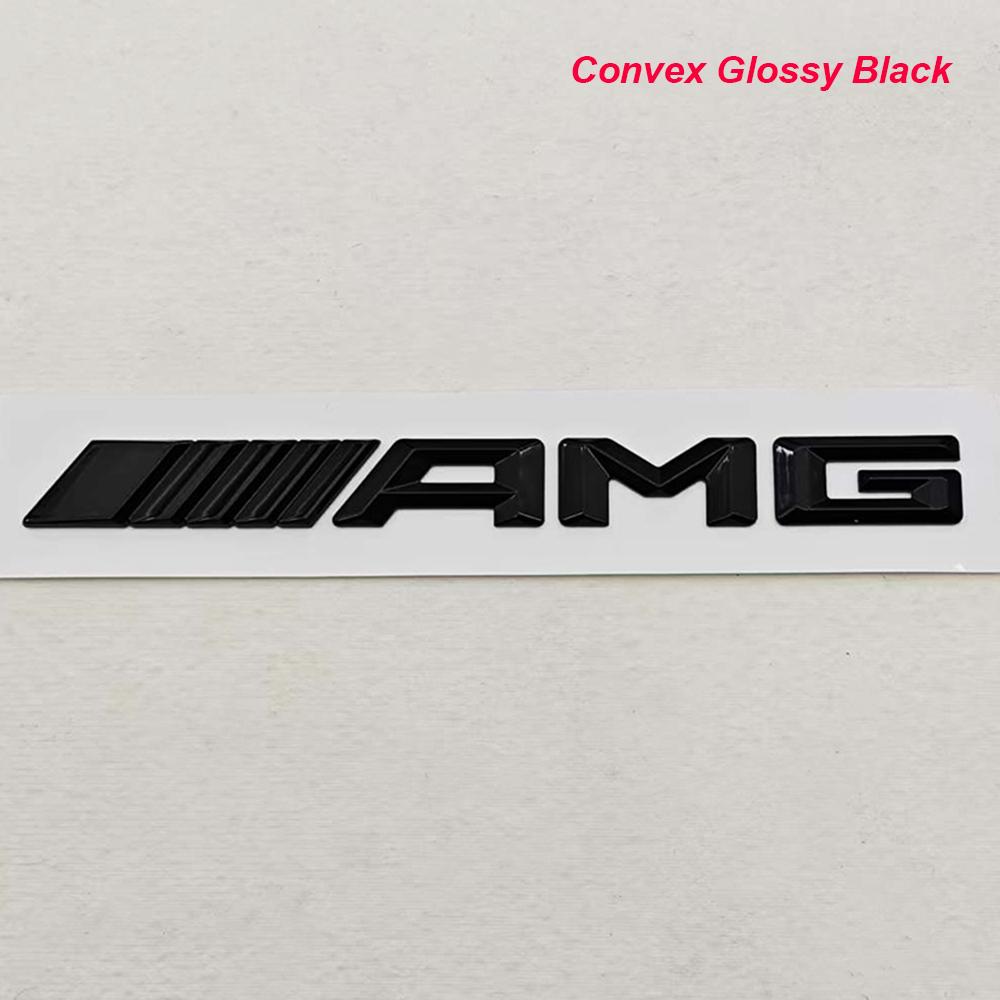 3D ABS Car Letters Logo AMG Badge Rear Trunk Emblem Sticker for Mercedes Benz AMG A B C E G W211 W203 W204 W210 W124