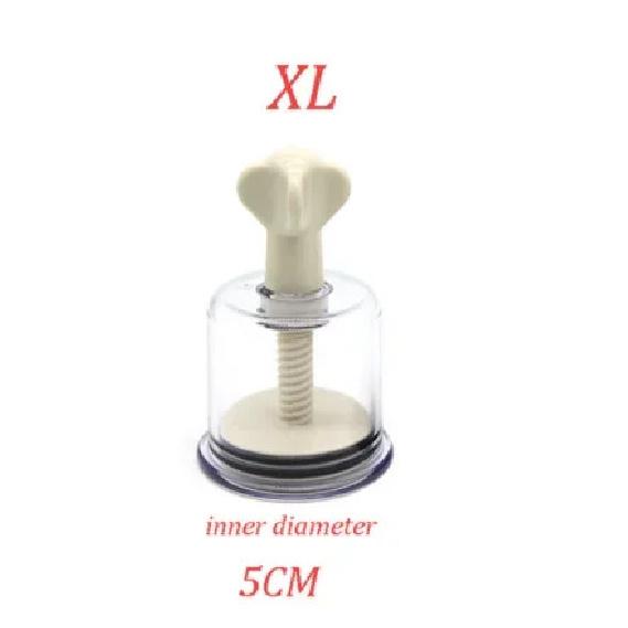 4 Size Nipple Sucker Enlarger Nipple Clamps Pussy Pump Clitoris Clip Vacuum Stimulate Breast Enlarger Sex Toy For Women Men BDSM