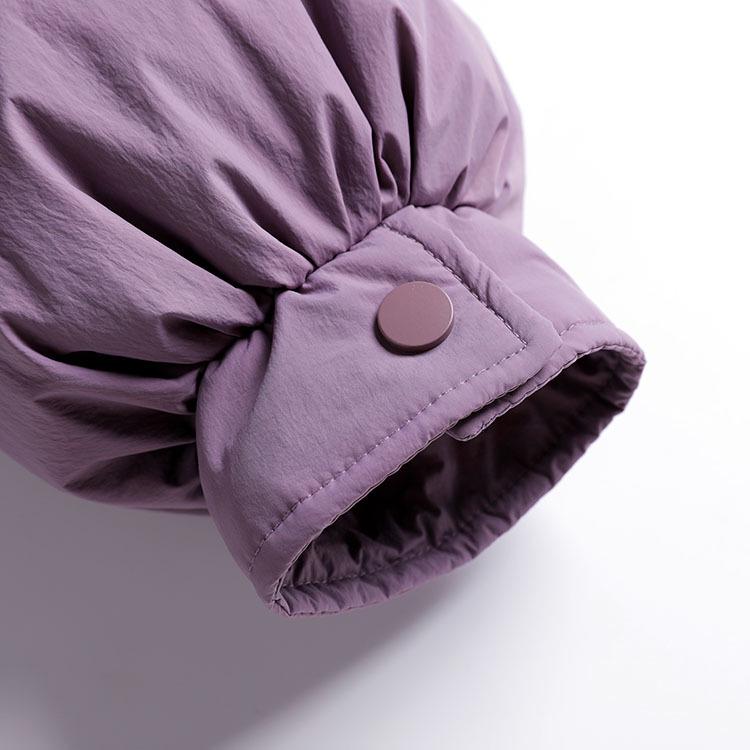 2024 Women's Mid-Length White Duck Down Hooded Winter Coat