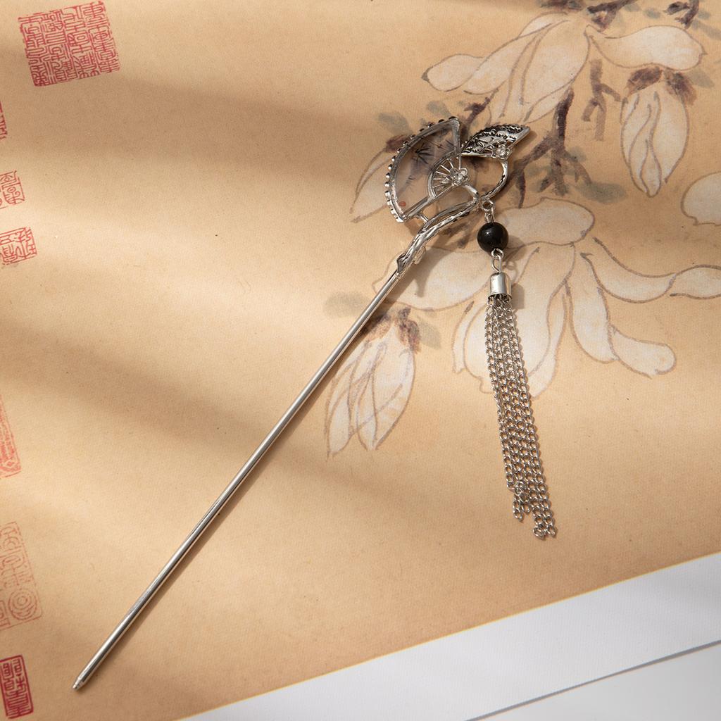 Antique Hair Accessories Women'S High-End Pearl Pendant, Fringed Hair Hairpin, New Chinese-Style Hanfu Hairpin, Retro Cheongsam Headdress.