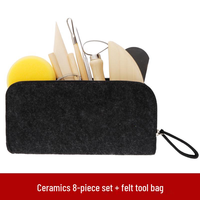 Zestaw narzędzi do rzeźbienia w glinie—Glinka olejowa, plastikowe nożyki do figurek DIY z gliny polimerowej i rzeźbienia w ceramice