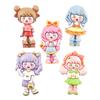 Cartoon DIY Resin Accessories: Skirt Girl Handmade Cream Glue for Hair Clips, Phone Cases, Keychains, and Crocs Buckles.