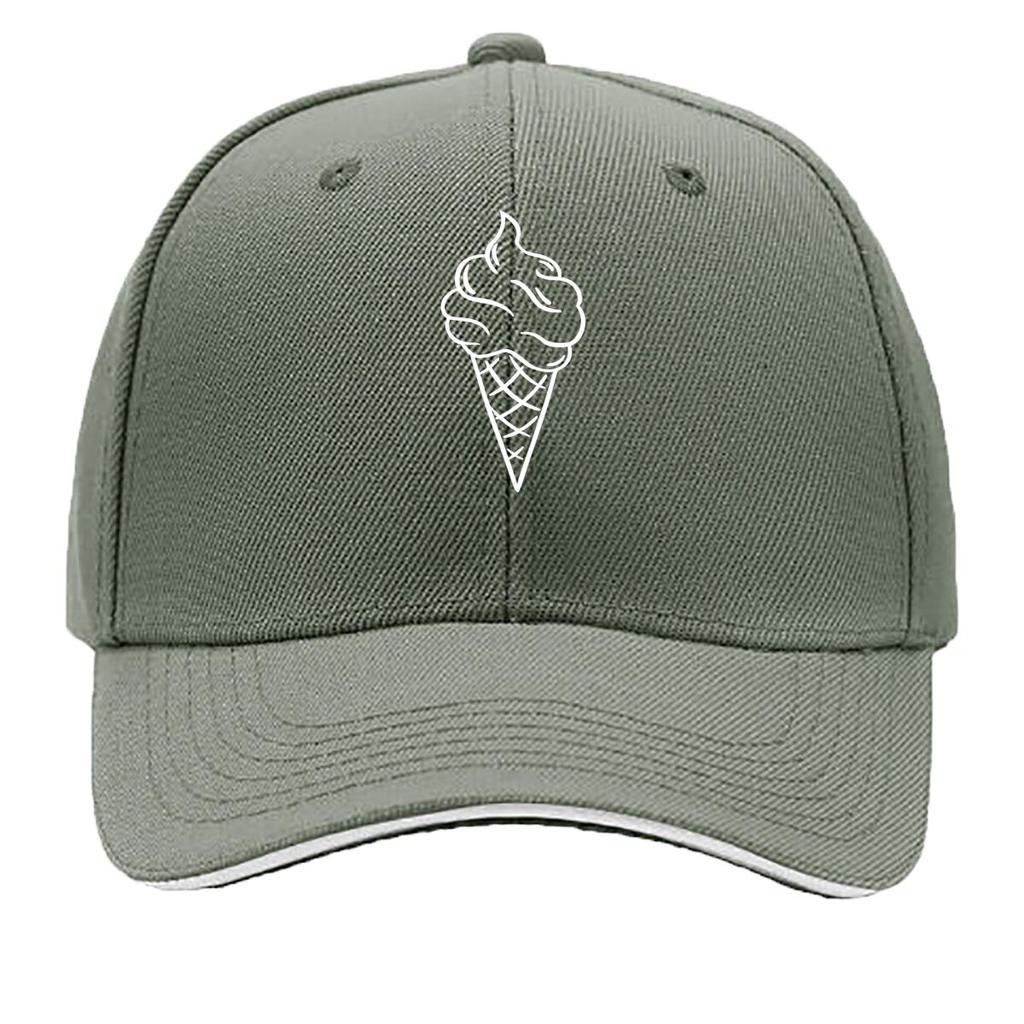 National Ice Cream Cone Day Ice Cream Sun Caps Luxury Cap Anime Hat Hat Beach Golf Wear Unisex Women Sandwich Baseball Cap