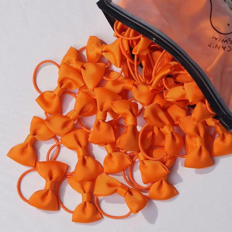 2 Zoll Baby Mädchen Haarschleifen Elastische Bänder Grosgrain Schleife mit Gummiband Zopfgummi Haarschmuck