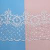 Mesh Embroidery Width 25Cm Plaid Beads Sequins Embroidery Dress Decorative Lace Accessories Sequins Lace