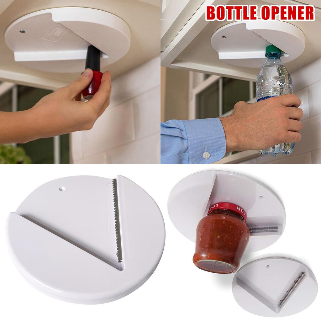 Glasöffner zum Unterklappen, Glasdeckel- und Flaschenöffner, öffnet Gläser jeder Größe, ideal bei Arthritis, perfekt für Senioren und schwache Hände