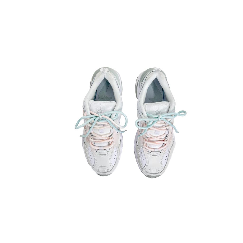 Nike M2K Tekno Chunky Sneakers Women's Low Top Pink/Blue/White AO3108-100(Team1926-)