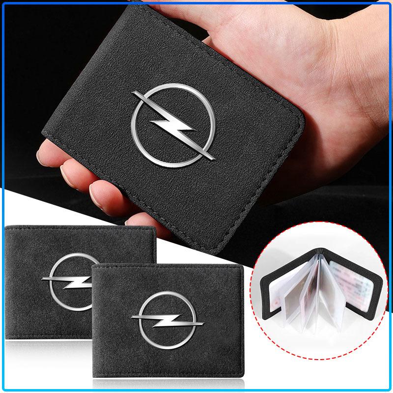 Portable Car Driver License Holder PU Leather Card Bag For Opel Astra H G Corsa Insignia Astra Antara Meriva Zafira Interior