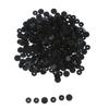 T5 Resin Poppers Black Plastic Studs Fasteners Craft Button Set for DIY Sewing Diapers Bibs Outfits Curtain