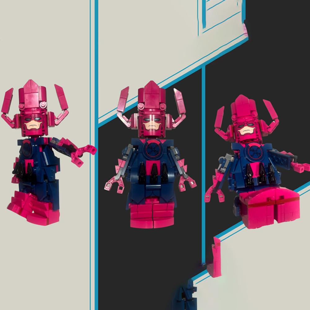 MOC 227Pcs Hot Famous Hero Movie Moc Galactus Character Figures Model Custom Puzzle Creative Ideas Kids Toys Birthday Gifts