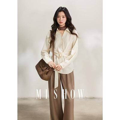 Mixiu Spring Relaxed Fit Tencel Shirt