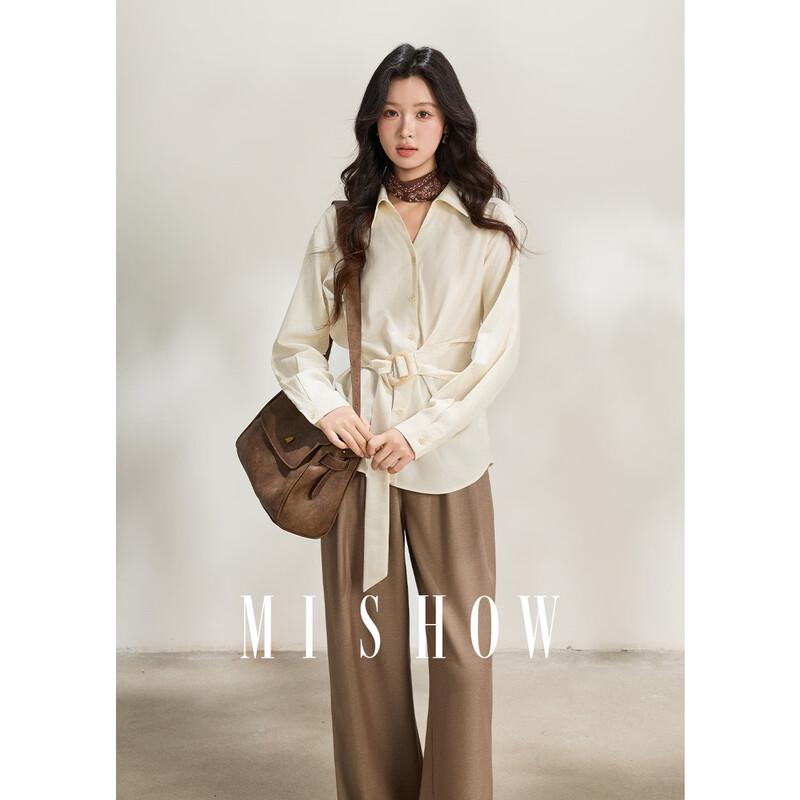 Mixiu Spring Relaxed Fit Tencel Shirt M