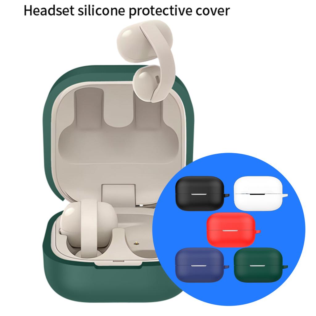 Dustproof Silicone Case Shockproof Earphone Protective Case Flexible Design Multiple Color for Clip WF-LC900