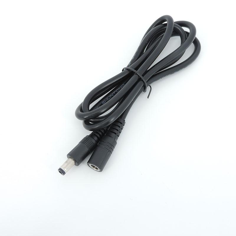 DC Female To Male Plug Extension Connector Cable 0.5/1.5m/2M/3/5m/10m 2.1mmx5.5mm  for 12V Power Adapter Cord CCTV Camera Strip