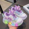 Girls' Cartoon Kuromi Light-Up Sneakers with Soft Sole (2024 Autumn)
