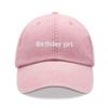 1pc "Birthday Girl" Pikmin Baseball Cap Women,Vintage Washed Heated Rivalry Dad Hat Low Adjustable Driver Cap for Outdoor Sports