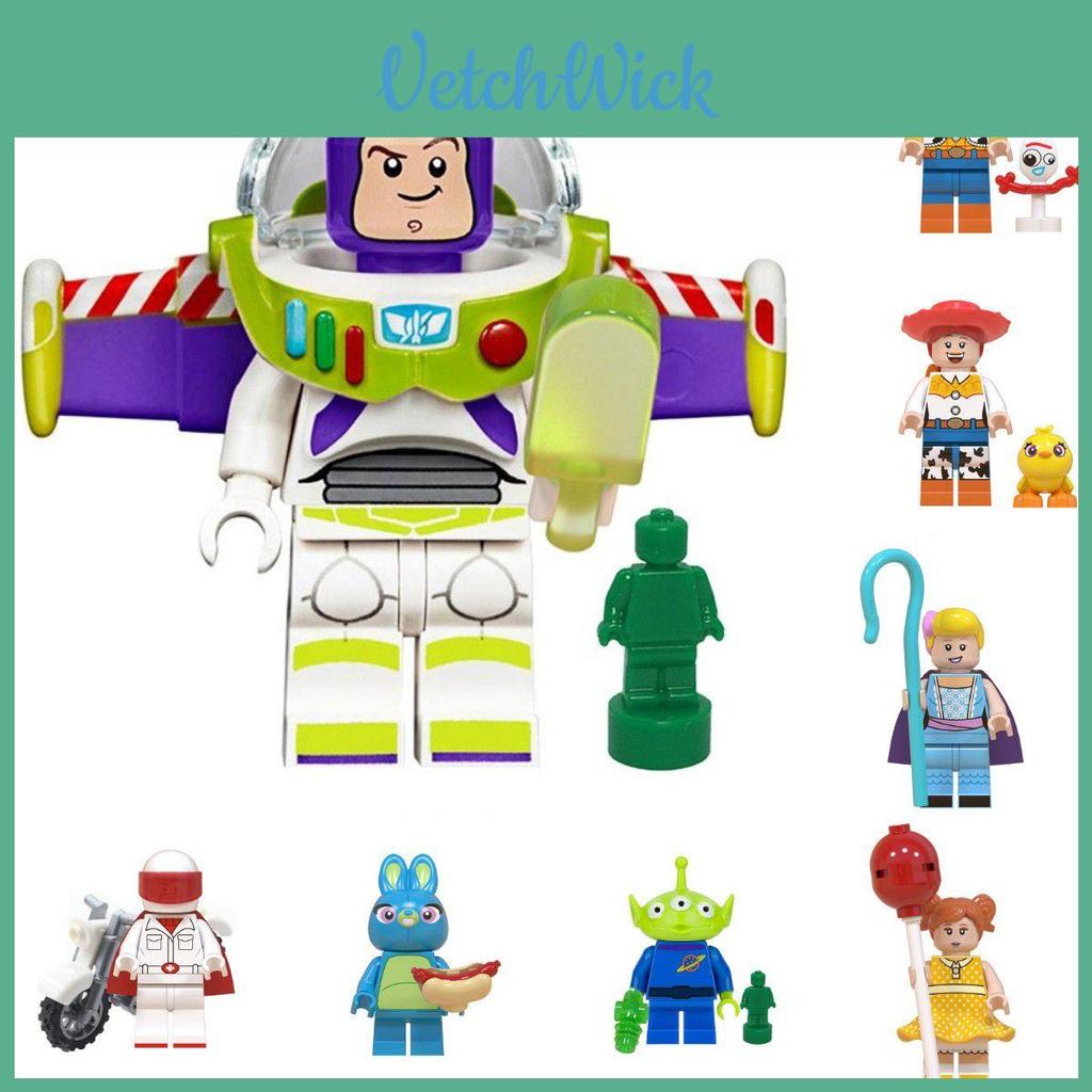 Disney Toy Story Buzz Rakeťák Woody Mini Stavebnice Vzdělávací Hračky pro Děti