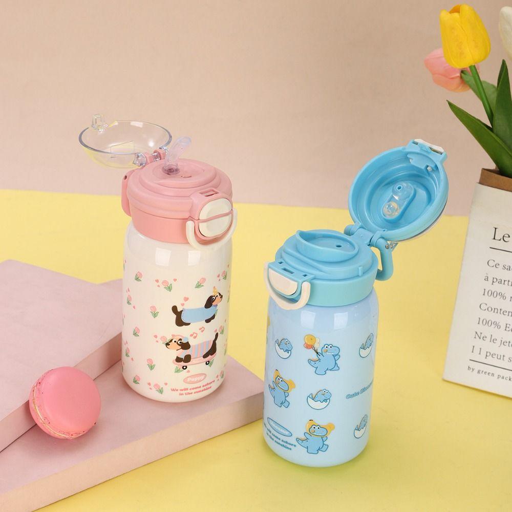 Cute 300ML Vacuum Cup Insulation Or Cooling High-Capacity Thermal Water Bottle Insulated Cup for Boys and Girls