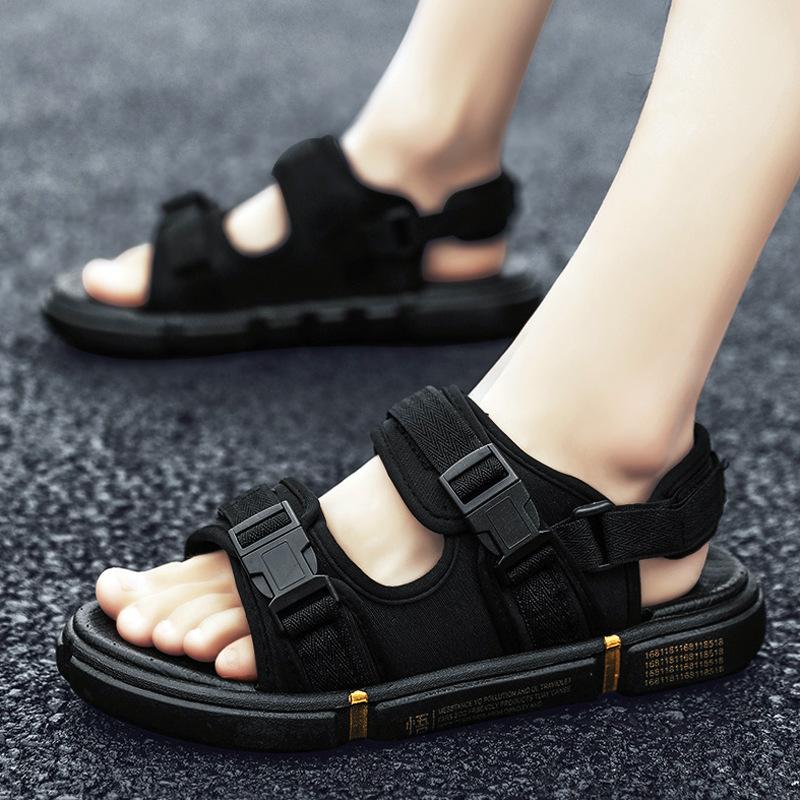 

Sandals men s summer 2025 new men s sandals casual soft-soled non-slip thick-soled outdoor sports slippers 45 золотий