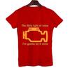 2023 Tee Shirts for Men Check Engine Let It Shine Mechanic Funny Design T-shirt Short Sleeve Tops Men Women T-shirt Tee Oversize