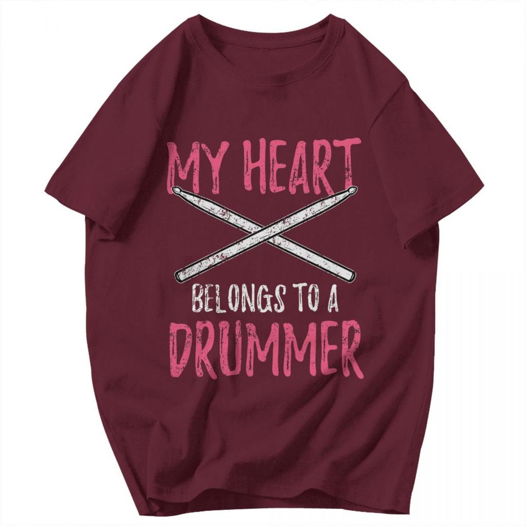 Men T Shirt Drummer Valentines Day Summer Y2K Graphic Short Sleeve Unisex Clothes T Shirts