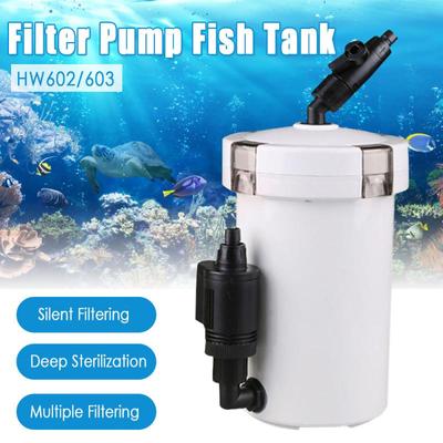 Aquariumfilter Ultra-leiser Außenfiltereimer für Aquarien HW-602/603 HW-602B/603B LW-602/603 LW-602B/603B Aquariumpumpe