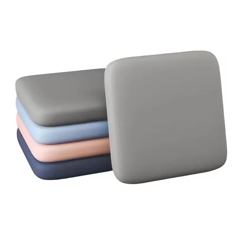 4cm Thick Foam Seat Cushion - Ultra Soft Office Chair Pad | Car Seat Pad for Long Sitting Lumbar Support  & Pain Relief 30*30*3cm синий
