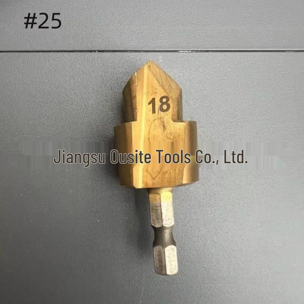 Hex Shank PPR Step Drill Bit for Water Pipes - 20/25/32mm Multi-Layer Blind Head Expansion Drill for Electricians