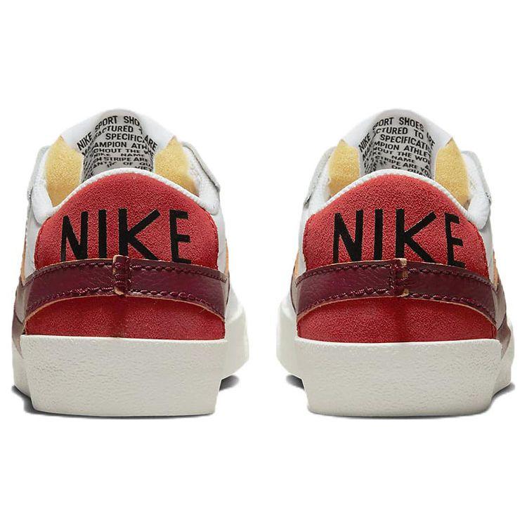 Nike  Blazer Low 77 Jumbo White Dark Beetroot Women Sneakers Cinnabar Black DQ1470-104