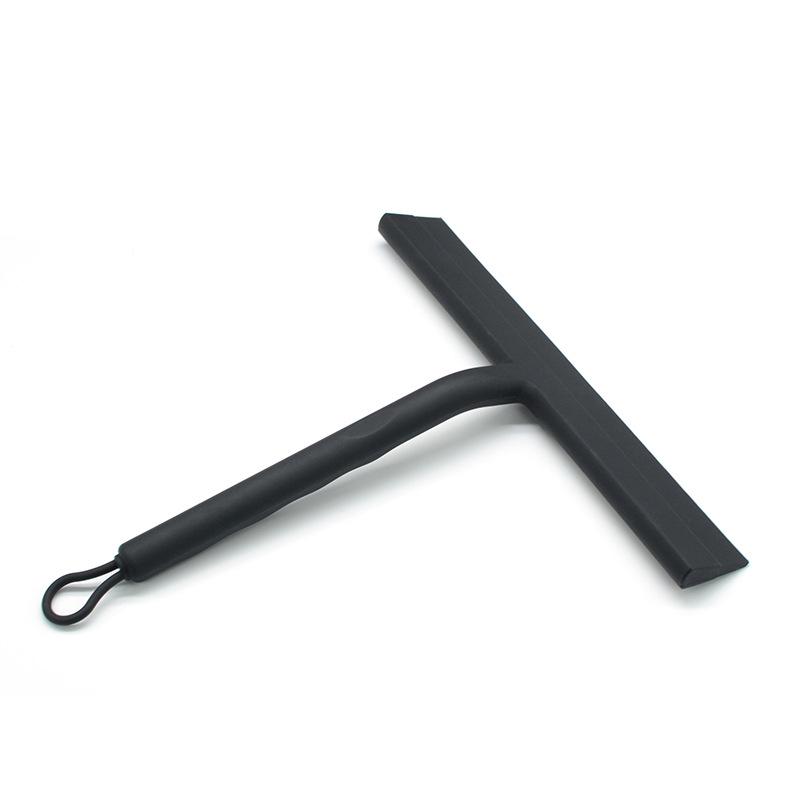 Silicone Glass Squeegee with Hook for Bathroom and Window Cleaning